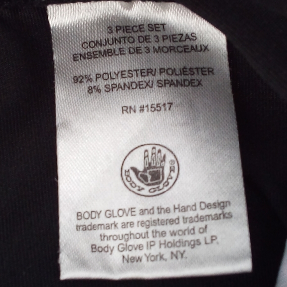 Body Glove 18 Months Workout Spandex Gymnastics Set Black Purple 2 Piece - Picture 13 of 14